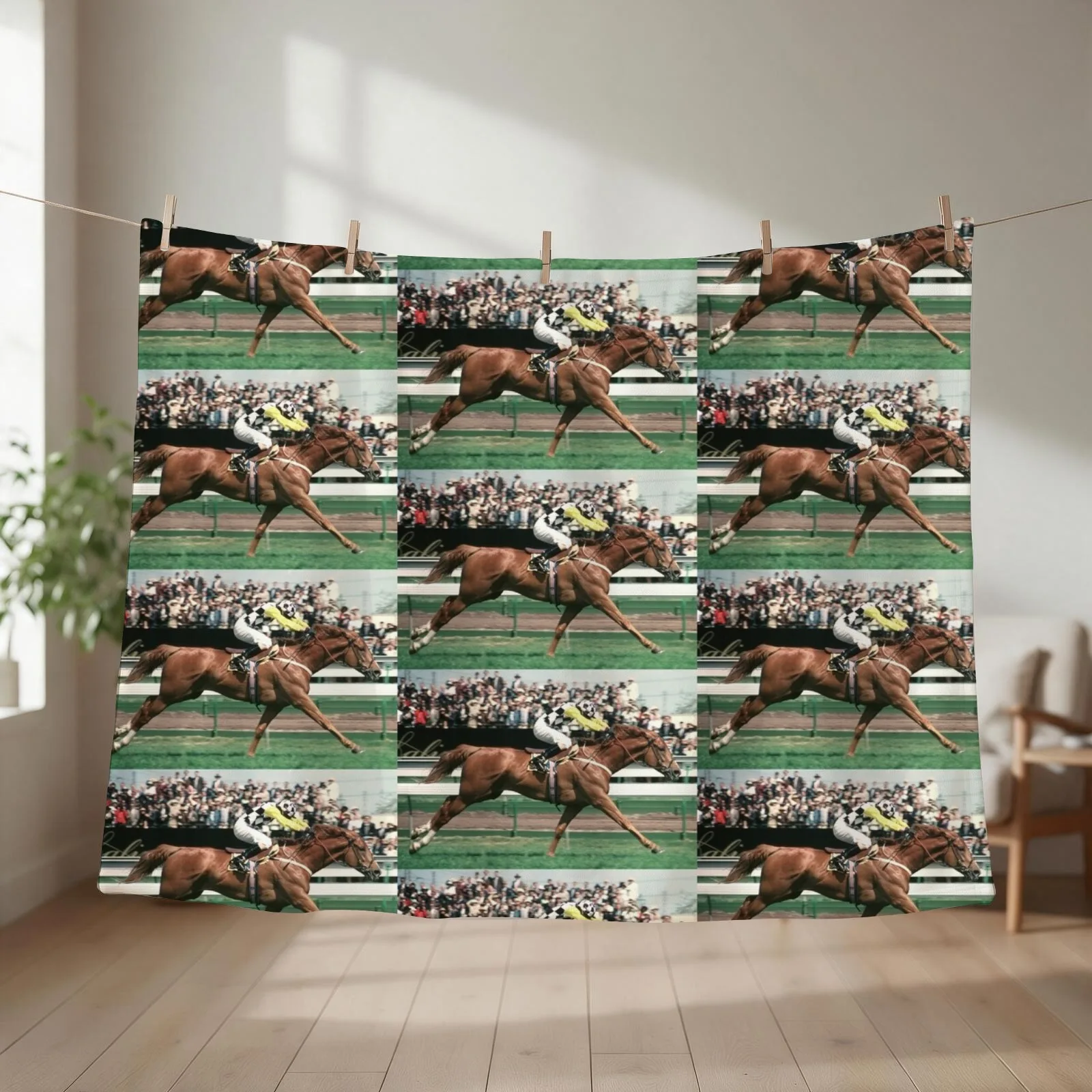 Saintly winning 1996 Melbourne Cup Throw Blanket Warm Plush Comforter warm for winter Blankets