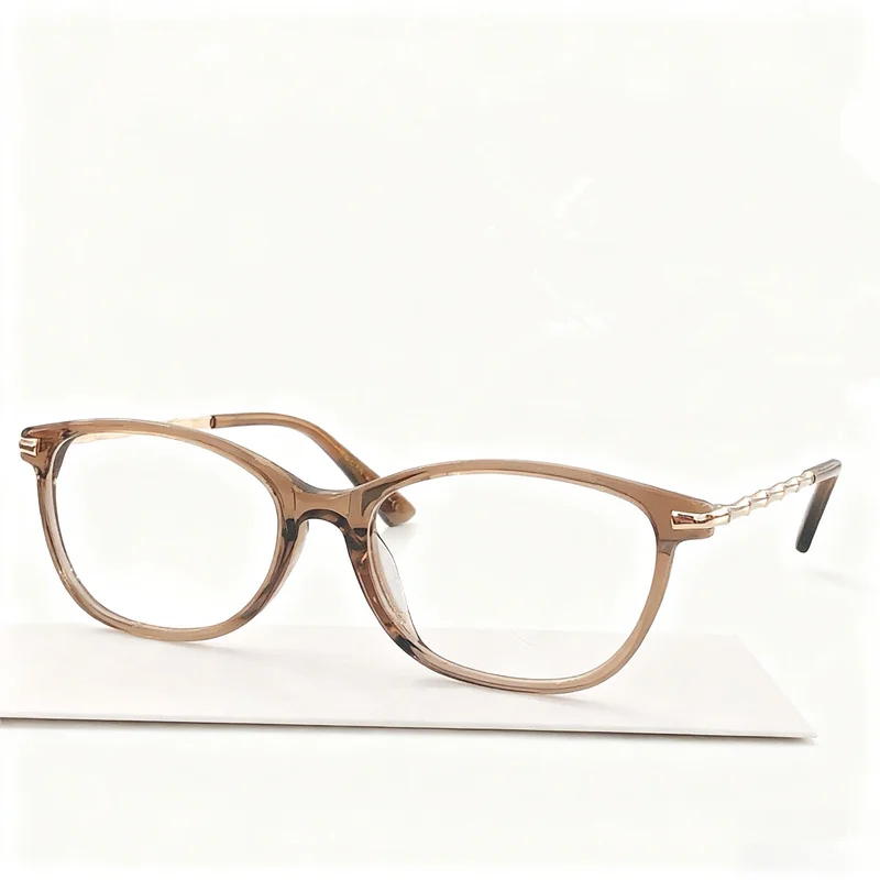 

Fashion Des Syrupy Women Cateye Glasses Frame53-18-145Lightweight Italy Plank Fullrim Optical Myopia Eyewear for Prescription83O