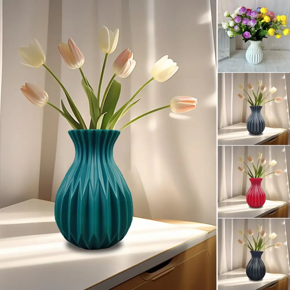 Unique Design Vase Elegant Flower Vase for Home Decoration Wedding Arrangements Fine Workmanship Pot for Living Room Ornament