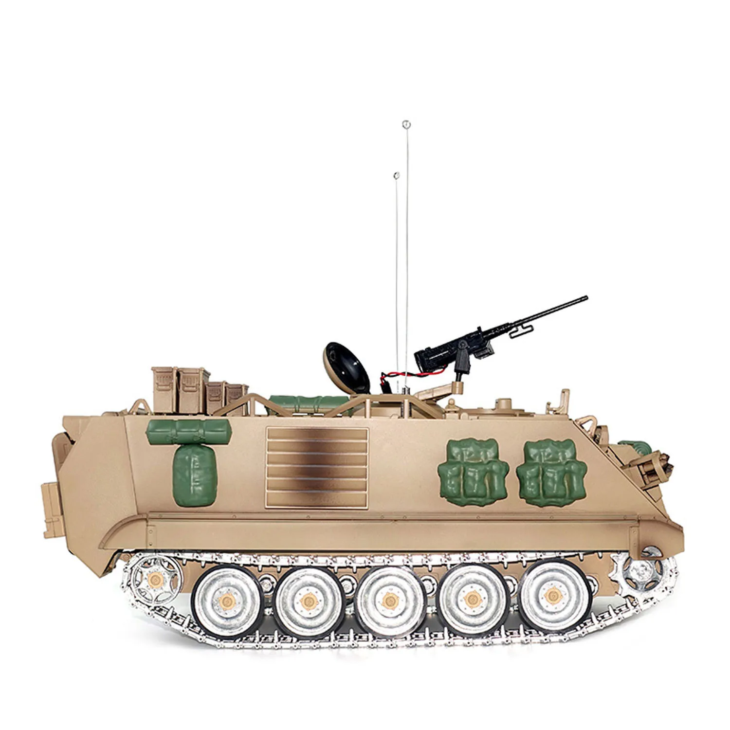هدية TD 1/16 دبابة مع جهاز للتحكم عن بُعد M2412-C M113A2 APC الأشعة تحت الحمراء برج الروتاري 360 درجة التحكم الكهربائية العسكرية مركبة عجلة معدنية بانزر