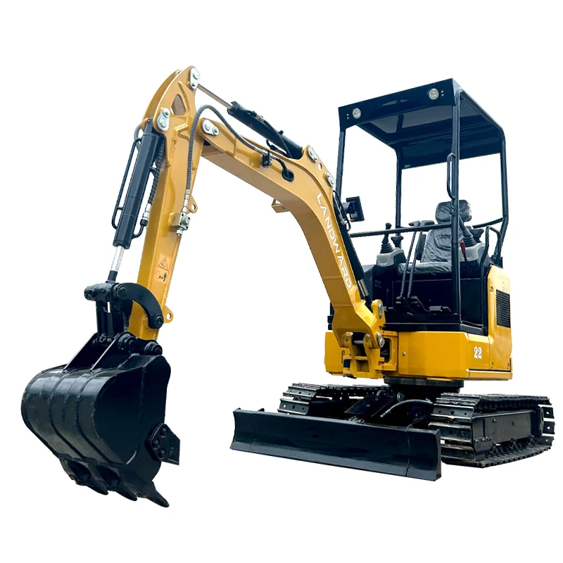 China factory 2 Ton Mini Excavator 2000kg Hydraulic Crawler  Excavator Best Price Small Digger 2.5 Ton With Buckets Customized