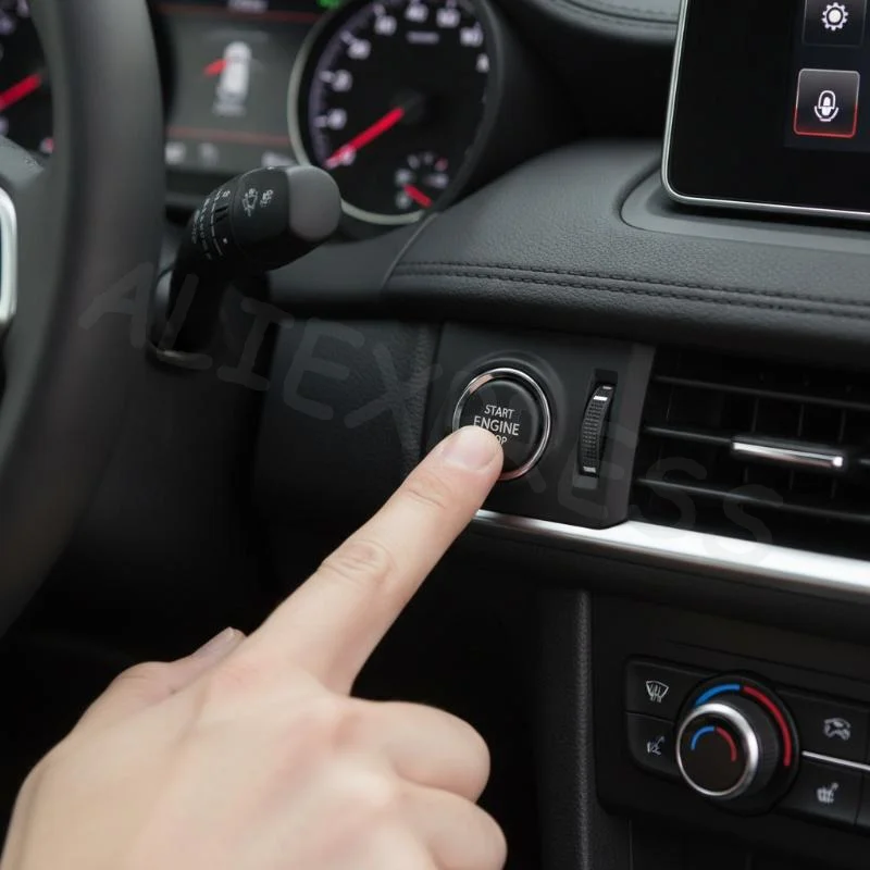 Easy to Clean Engine Start Stop Push Button Cover 3V0905217A for  Octavia 3 Superb 3V