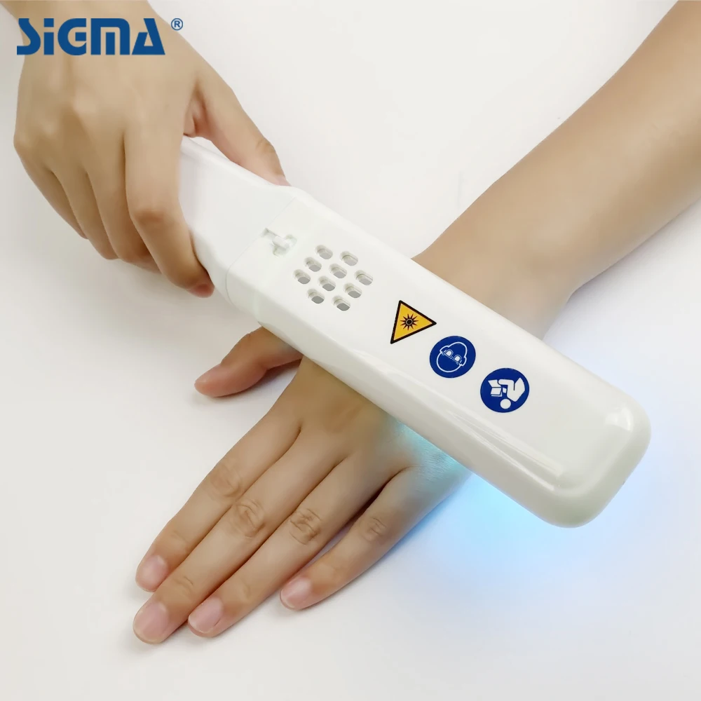 

Портативные лампы SIGMA для фототерапии псориаза и витилиго с узкополосным УФБ-излучением 311 нм