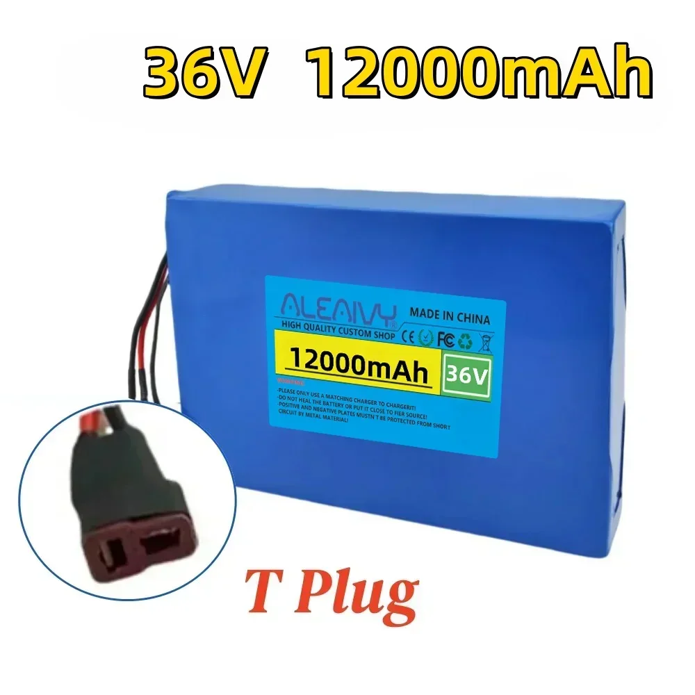 36V 12000mAh 10S4P 18650 lithiumbatterijpak - BMS uitgerust oplaadbaar voor 500W skateboard dagelijks woon-werkverkeer vervanging