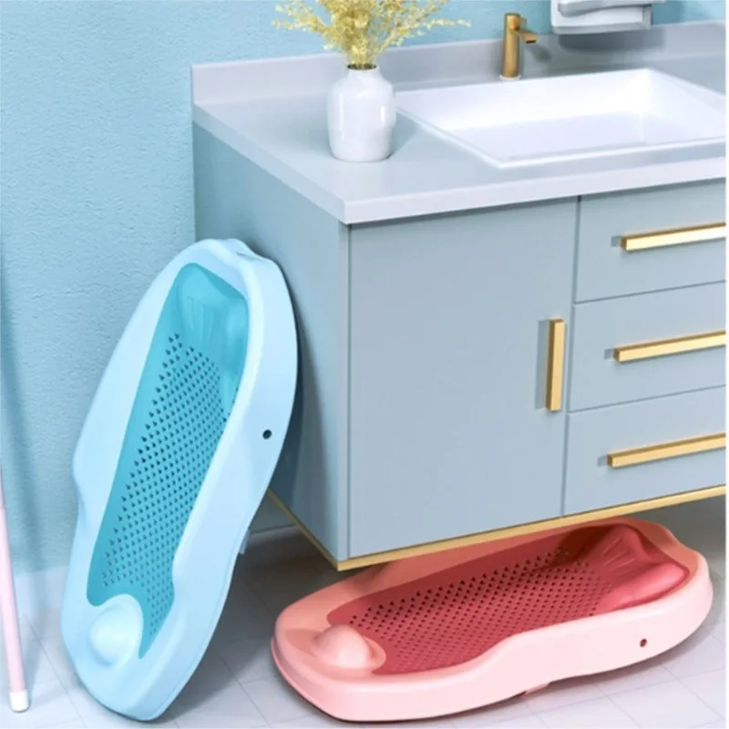 Baby Bathing sdraiato support Sitting Baby Bathing Net Frame borsa a rete antiscivolo neonatale Pad da bagno sospeso letto da bagno nuovo