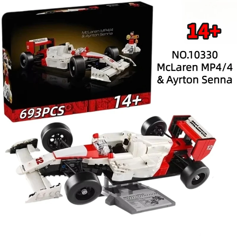 

Новинка от Disney: Лимитированная серия 10330 McLaren MP4 F1 — Конструктор, детализированная модель для мальчиков и девочек, подарок на годовщину