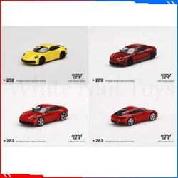 Mini Gt Car Model 1/64 Porsche 911 922 Taycan Carrera S Gt2 Cars Model Alloy Simulation Decoration Children Toys Birthday Gift