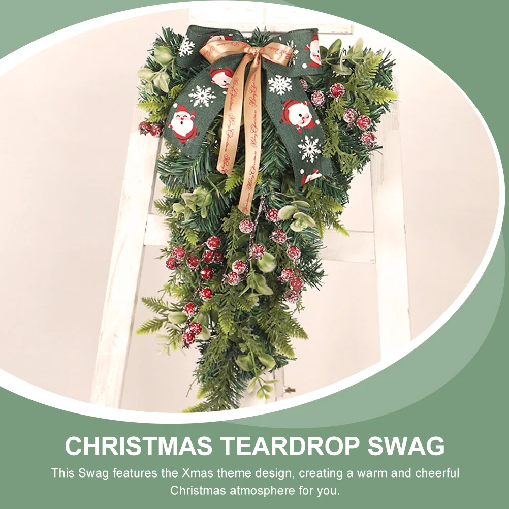 

Eucalyptus Door Hanging Festive Decoration Swag Wreath Sign Holiday Decorations Fairy