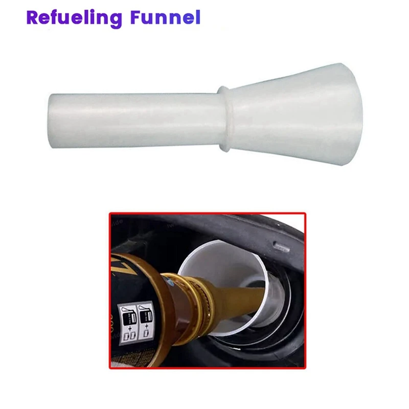 2X Car Fuel Filler Refueling Funnel LR073691 1681668 For Range Rover Discovery 3/4 LR3 LR4 Range Rover Sport 2010-2023