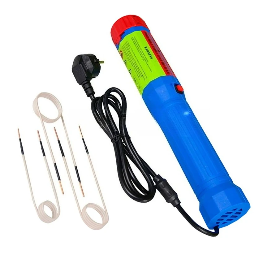 1400W Magnetic Induction Heater Kit Automotive Flameless Heat Induction Heating Machine 3 Coils Car Repair Tool 110V/220V