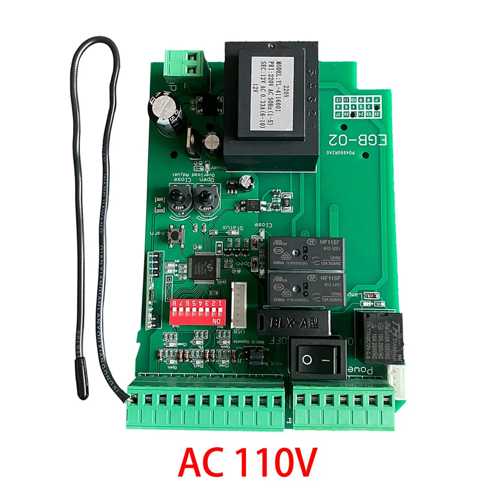 Carte de commande 220V/110V pour moteur de porte coulissante, carte de commande pour ouvre-porte cou