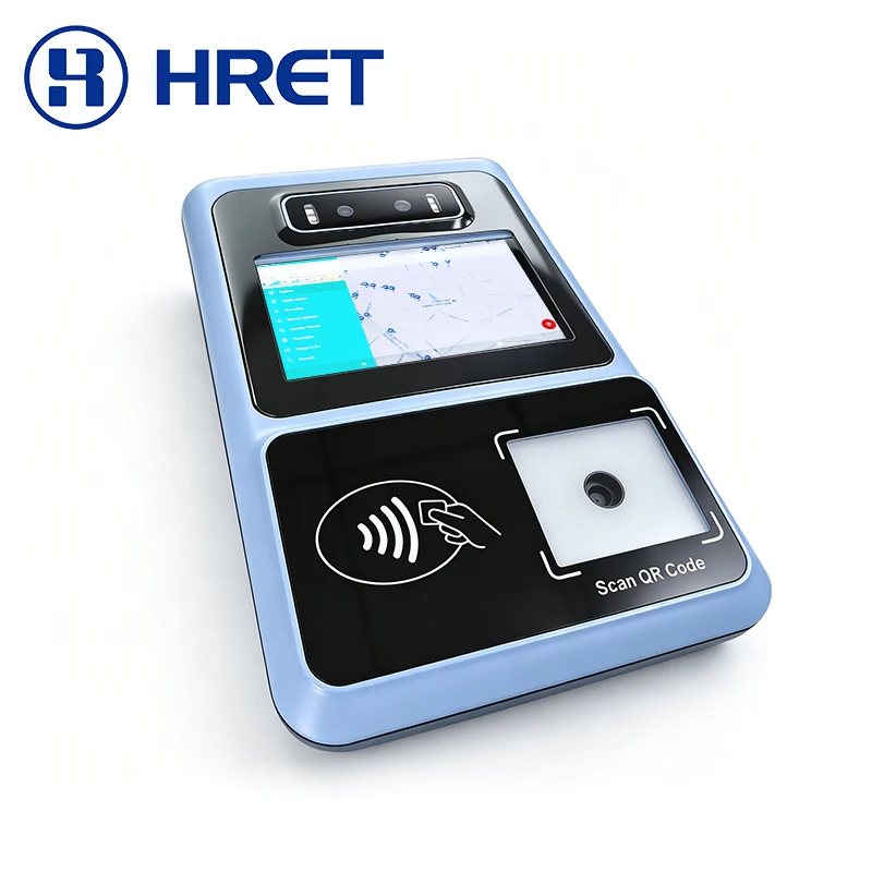 Face Recognition Attendance Machine  5 Inch Biometric Time Attendance System QR CodeAccess Control Terminal 4G WiFi