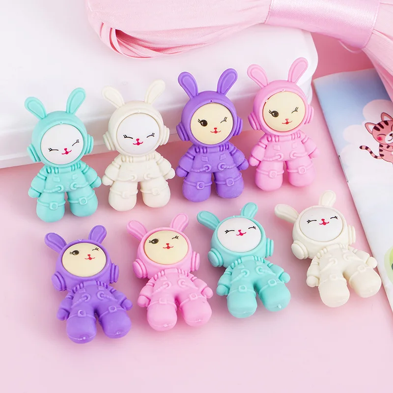 Creative Cute Three-Dimensional Aerospace Rabbit Shape Eraser Student Stationery