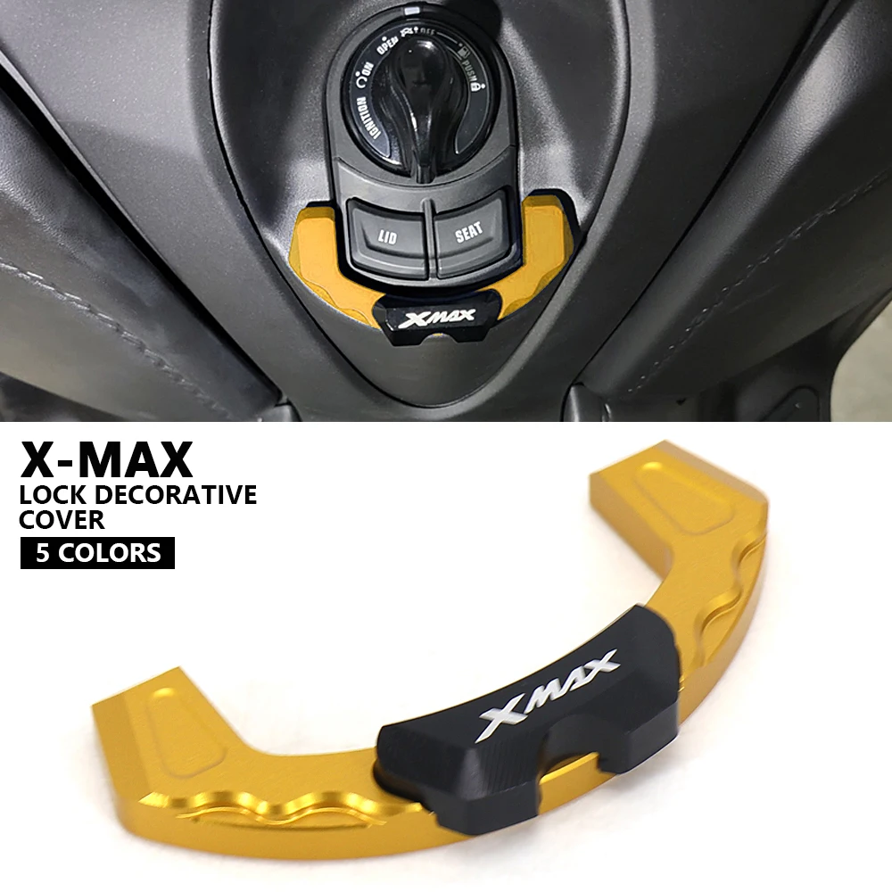 

For Yamaha X MAX XMAX 300 250 XMAX300 XMAX250 XMAX400 XMAX125 Motorcycle Accessories Electric Door Lock Decorative Cover