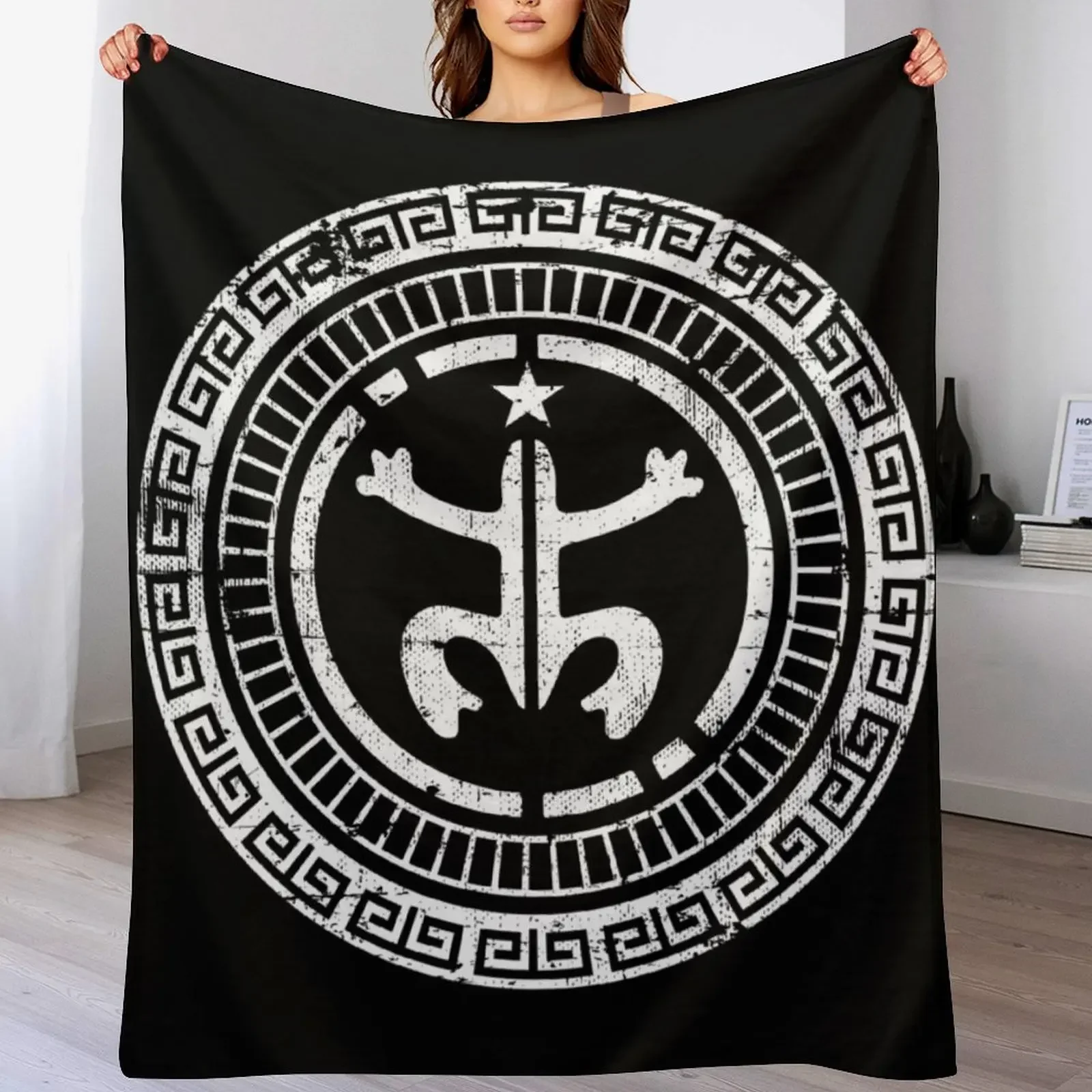 COQUI TRIBE? Taino Edition Throw Blanket Single Large Blankets