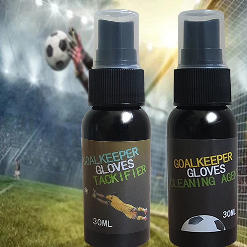 New 30ml Grip Spray Basketball Grip Spray Football Gloves Spray Goalkeeper Tackifier Non-Slip Football Gloves Cleaning Agent