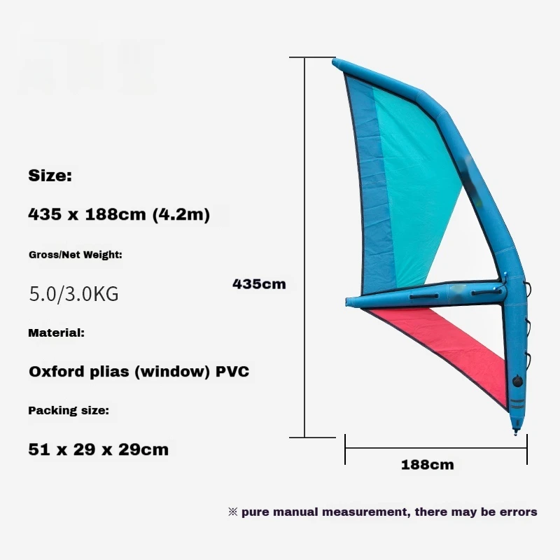 Vela inflable, vela de Surf inflable para tabla de Surf, accesorio de Surf SUP, windsurf, vela de Surf, nuevo Popular