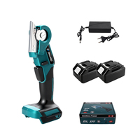 Drillpro 80W Electric Scissor Brushed Motor Lightweight 6mm Cutting Capacity 2.5Ah Rechargeable Battery Low Vibration EU Plug