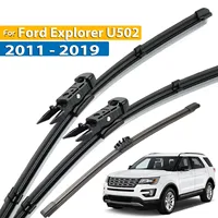 Erick's limpiaparabrisas juego de limpiaparabrisas delantero y trasero para Ford Explorer MK5 2011 - 2019 parabrisas ventana cepillo de lluvia 26 ""22"" 11 ""