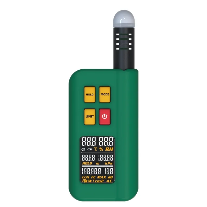 Comprehensive environmental detector Air temperature and humidity meter Digital illuminance meter Decibel noise meter