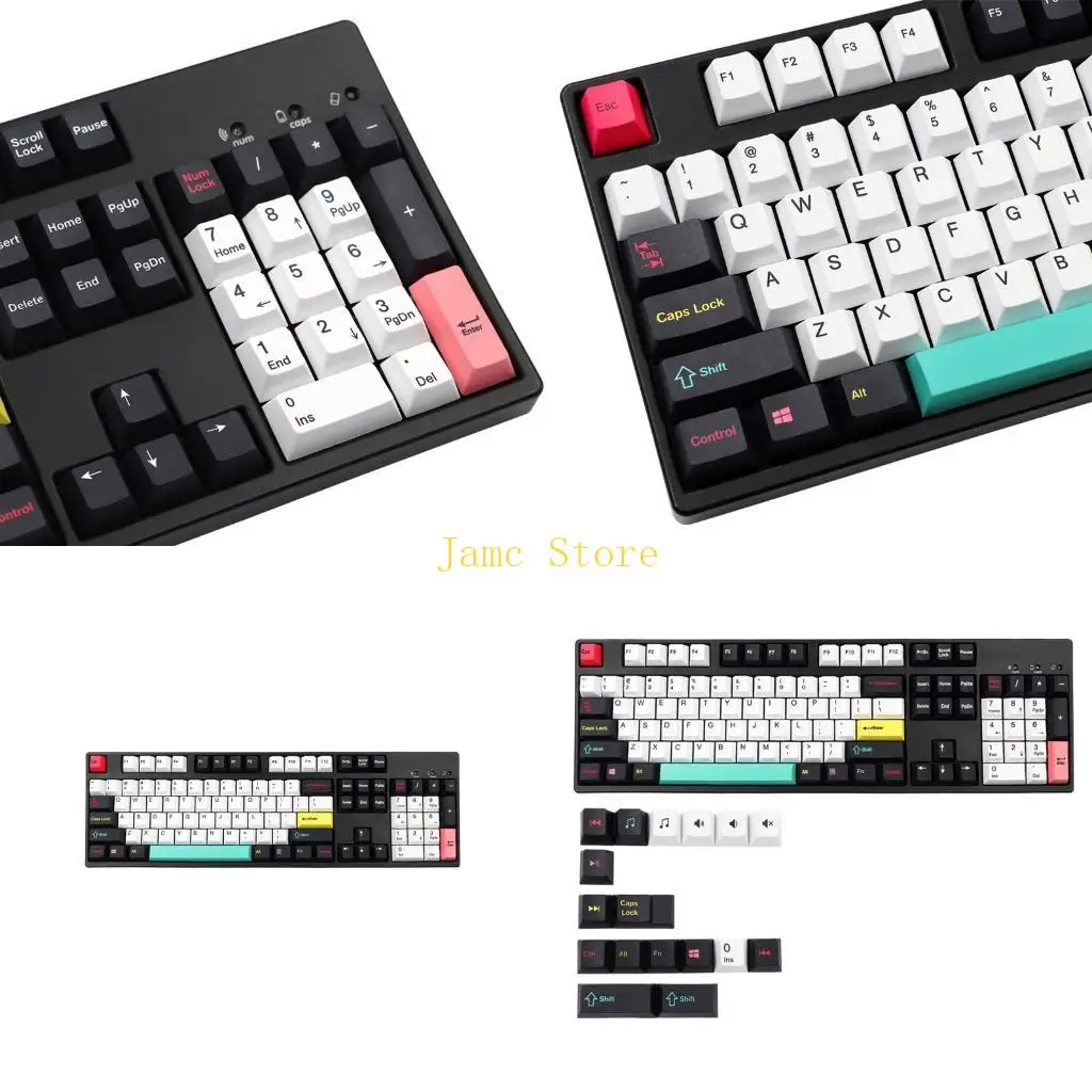 

LX0B Cherry Profile Keycaps PBT Dye Sublimation Set for Mechanical Gaming Keyboard