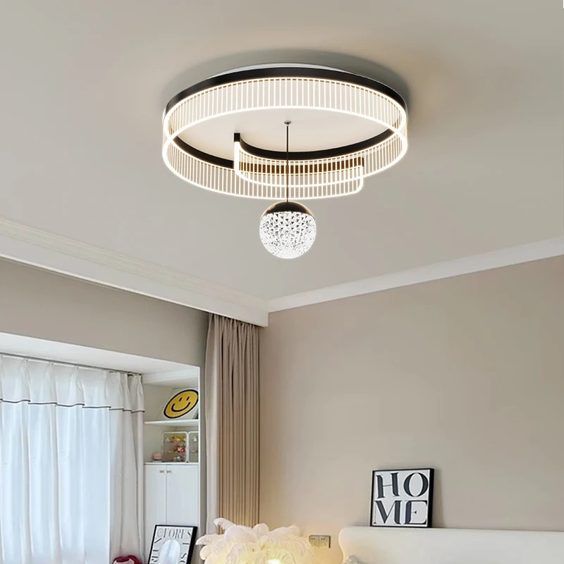 Modern LED Ceiling Lamps Dimming For Living Room Kitchen Table Bedroom Lustre Chandelier Lights Interior Home Decoration Pendant