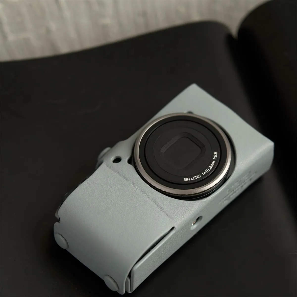 新しい手仕事フォトカメラ本革牛革バッグボディケースリコー GR2 GRII GR1 GRi 保護スリーブボックススキンシェル