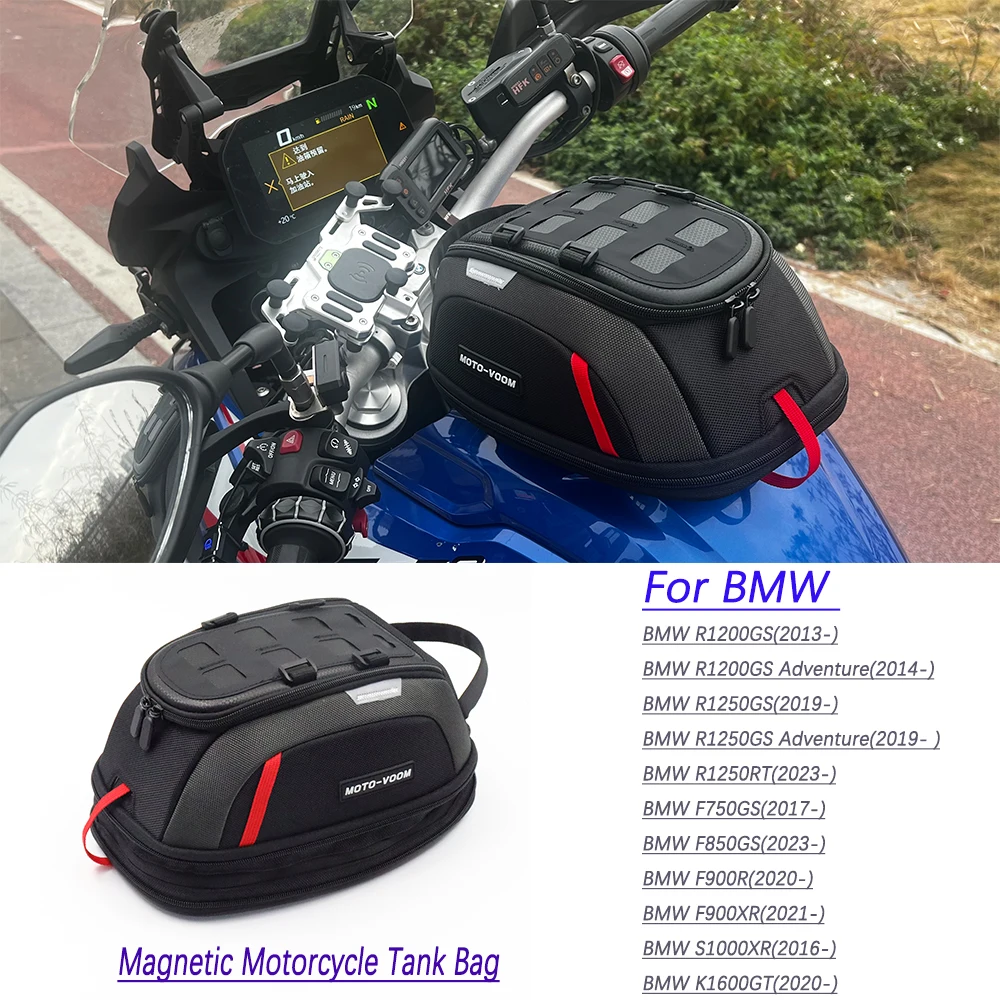 Motorbike Magnetic Fuel Oil Tank Bag Portable Card Phone Tool Bag For BMW R 1200 GS R1250GS F800GS Adv S1000XR F750GS K1600GT