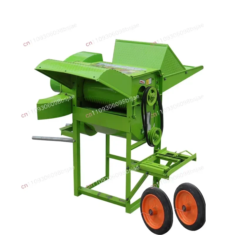 Multifunctional thresher Small agricultural soybean wheat rice sorghum rapeseed rice threshing Household harvester