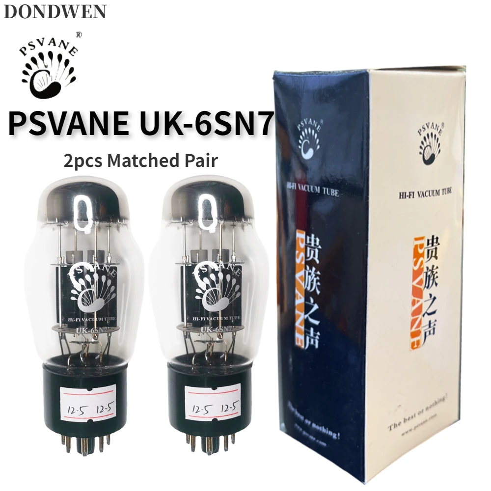 PSVANE 6SN7 Vacuum Tube UK-6SN7 Replace 6N8P 6SN7GT 6SN7 Electron Tube 8PINS Tube HIFI Audio Vacuum Tube Amplifier