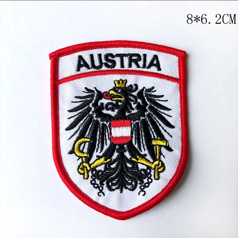 Clothing Iron on Patches Europe National Emblem Armband Austria Symbol Germany Frankfurt Eagle Coat of Arms Deutschland Insignia