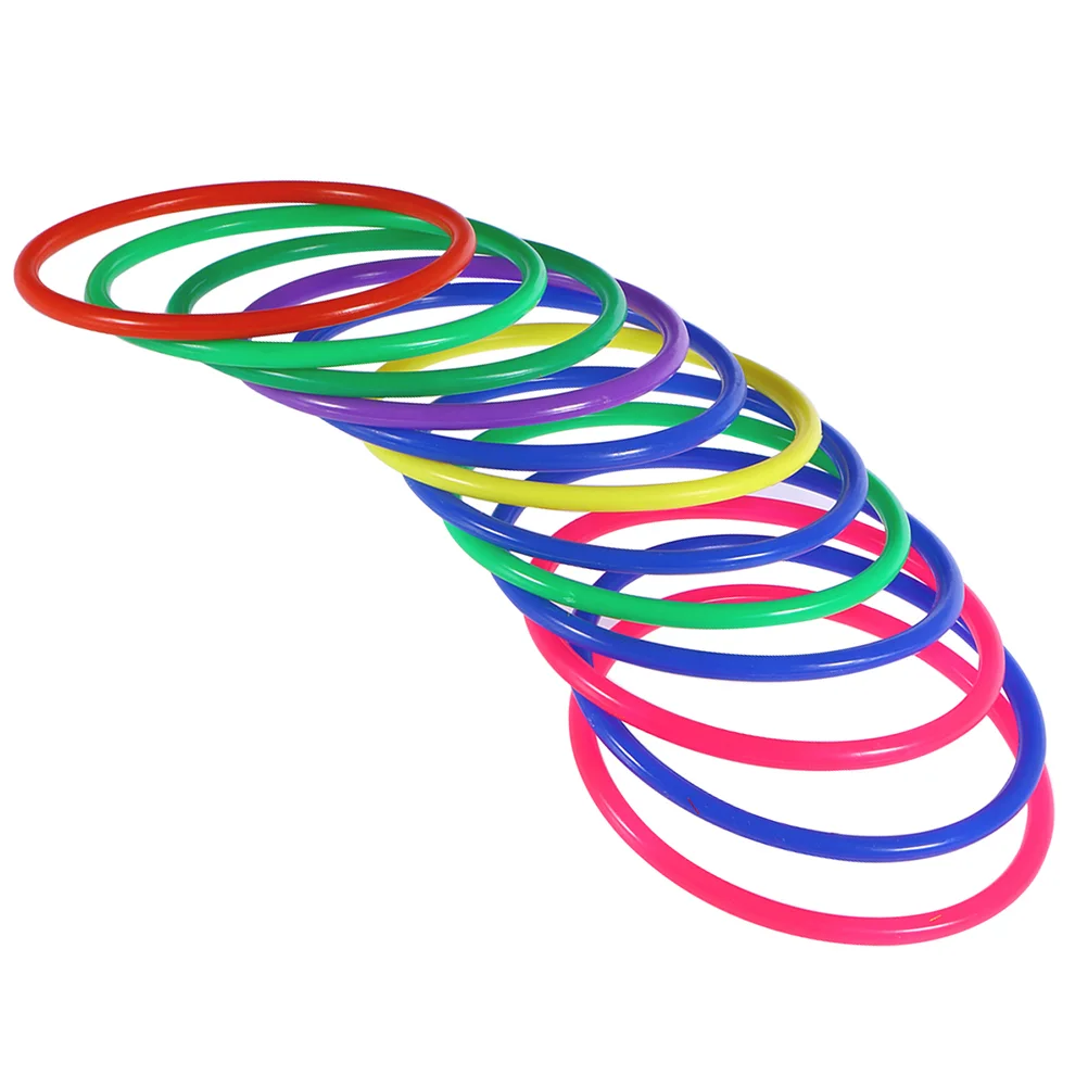 

20 Pcs Random Color Toy Ring Throwing Games Props Set Child Childrens Toys Kids Outdoor