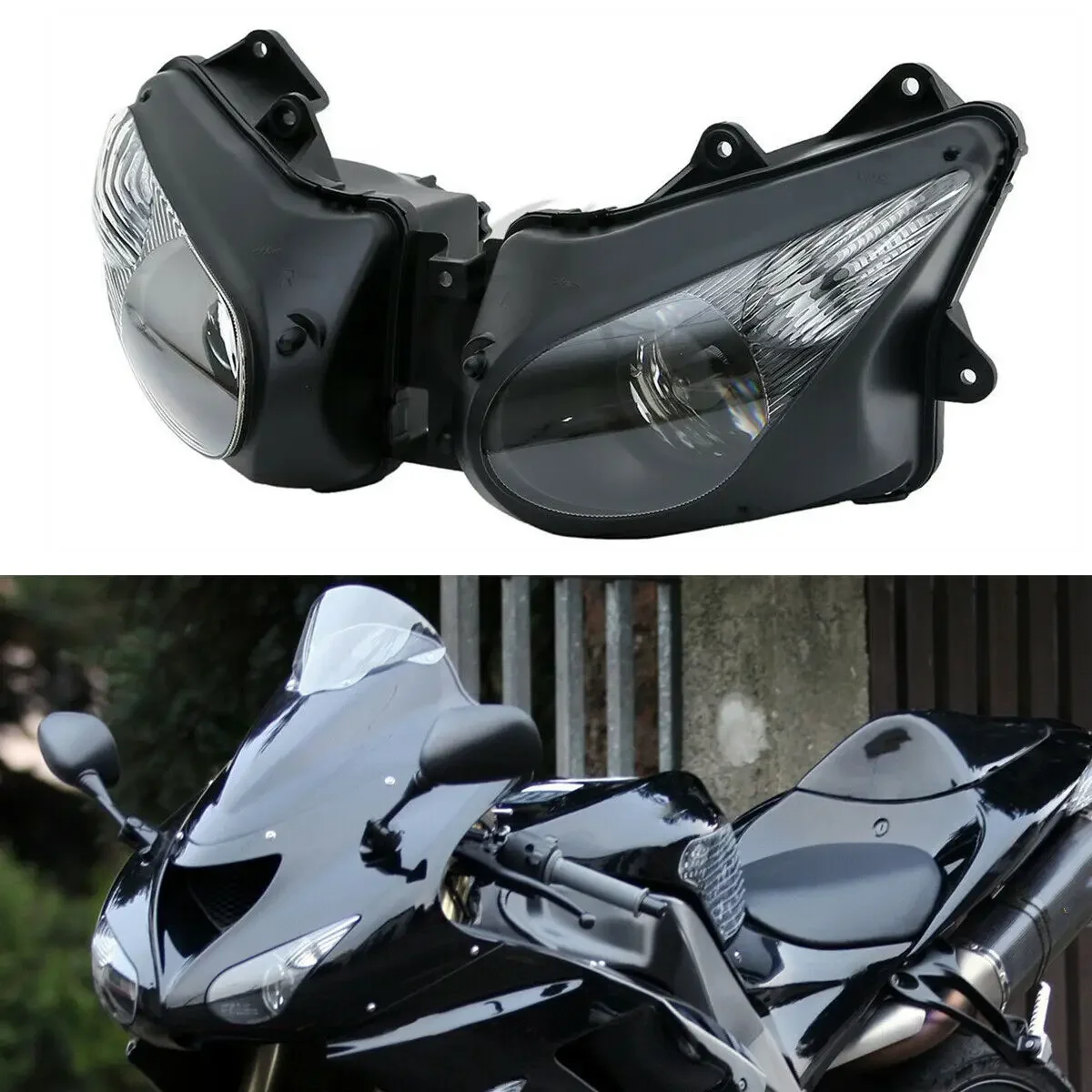 For Kawasaki ZX 10R 2006-2007 Motorcycle Headlight HeadLamp Assembly Motorcycle Acsessories