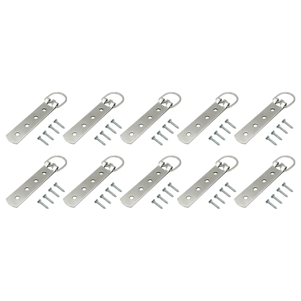 Picture Photo Frame Hangers Picture Hanging Hooks With Screws Frame Hardware Accessories Porous Lifting Ring Screws