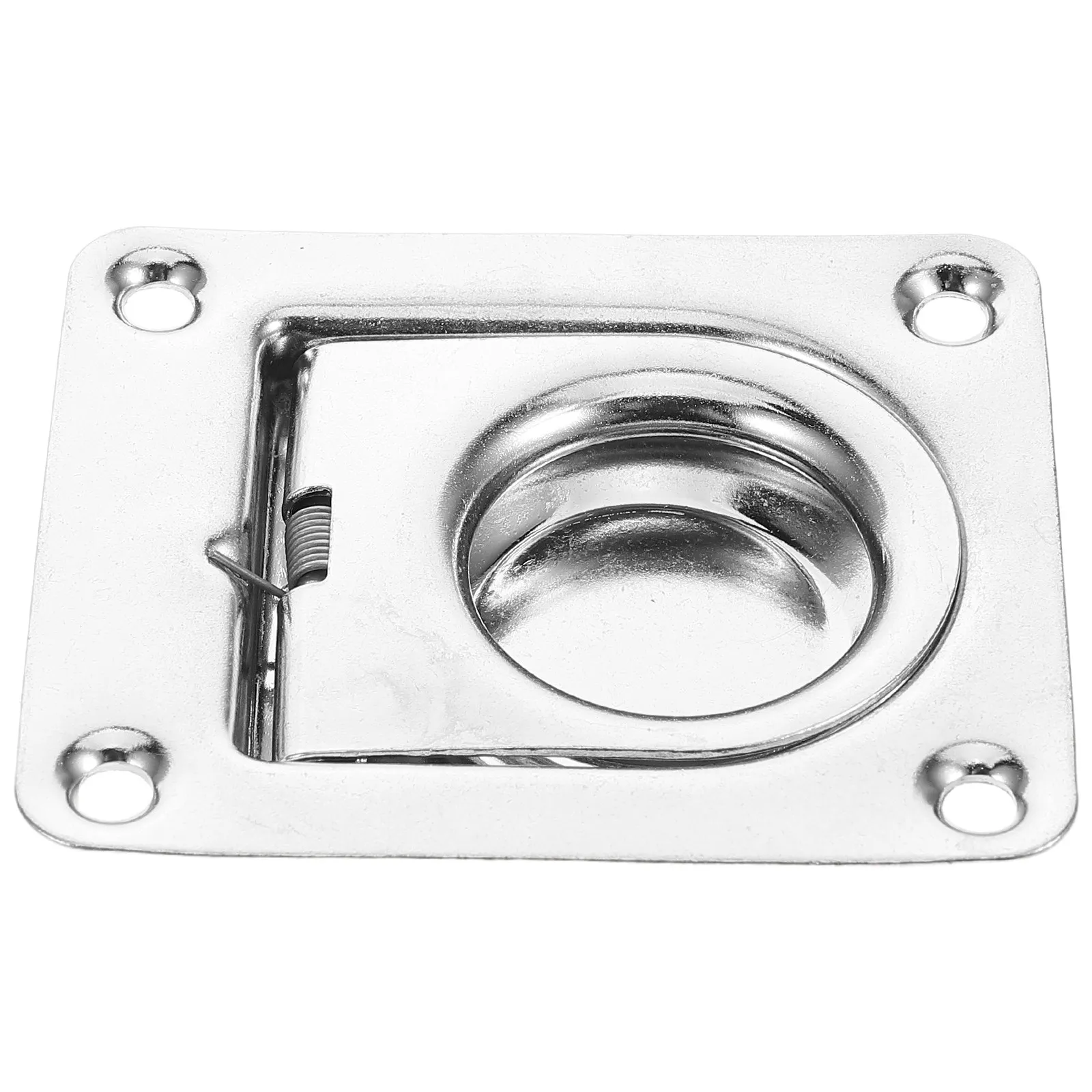 

Stainless Steel 304 Flush Pull Ring Boat Hatch Handle 65x56mm Recessed Yacht Cabinet Drawer Pull Handle