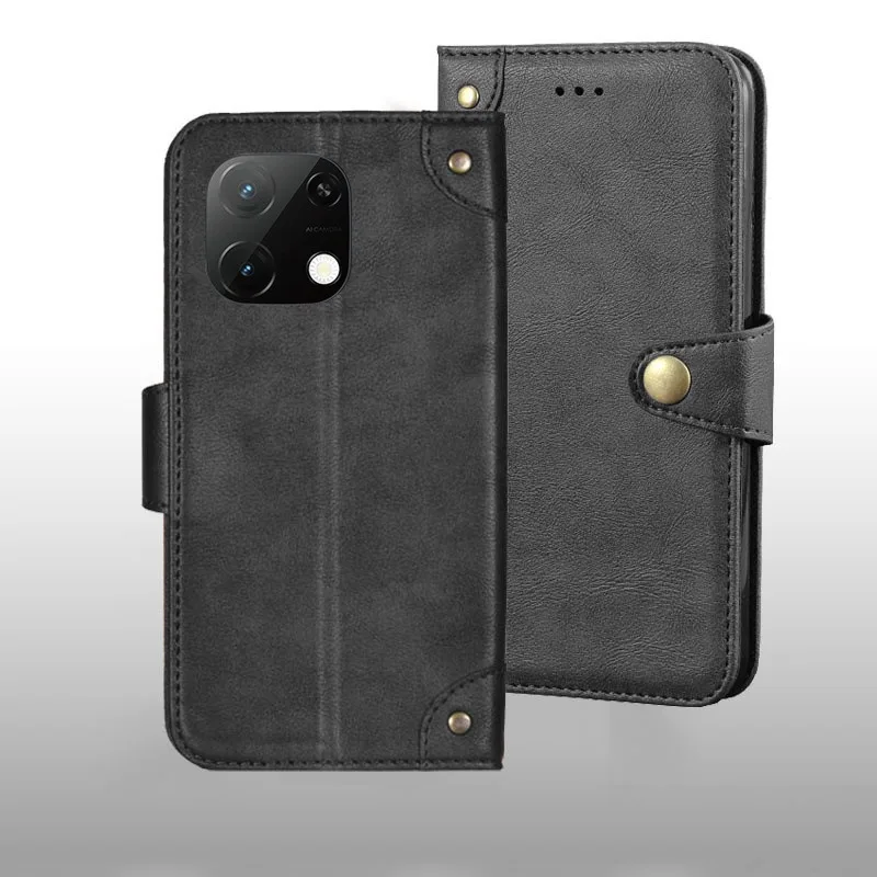 

Чехол для Umidigi Note 100, кожаный чехол с металлической пряжкой в стиле ретро, чехол для Umidigi Note 100, аксессуары для телефонов
