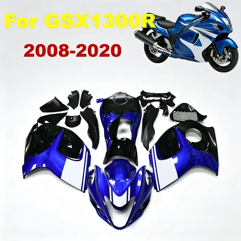 For Suzuki GSXR1300 2008-2020 2019 Hayabusa GSX-1300R 09 10 12 13 15 16 18 Blue Set Injection ABS Plastic Fairing Kit