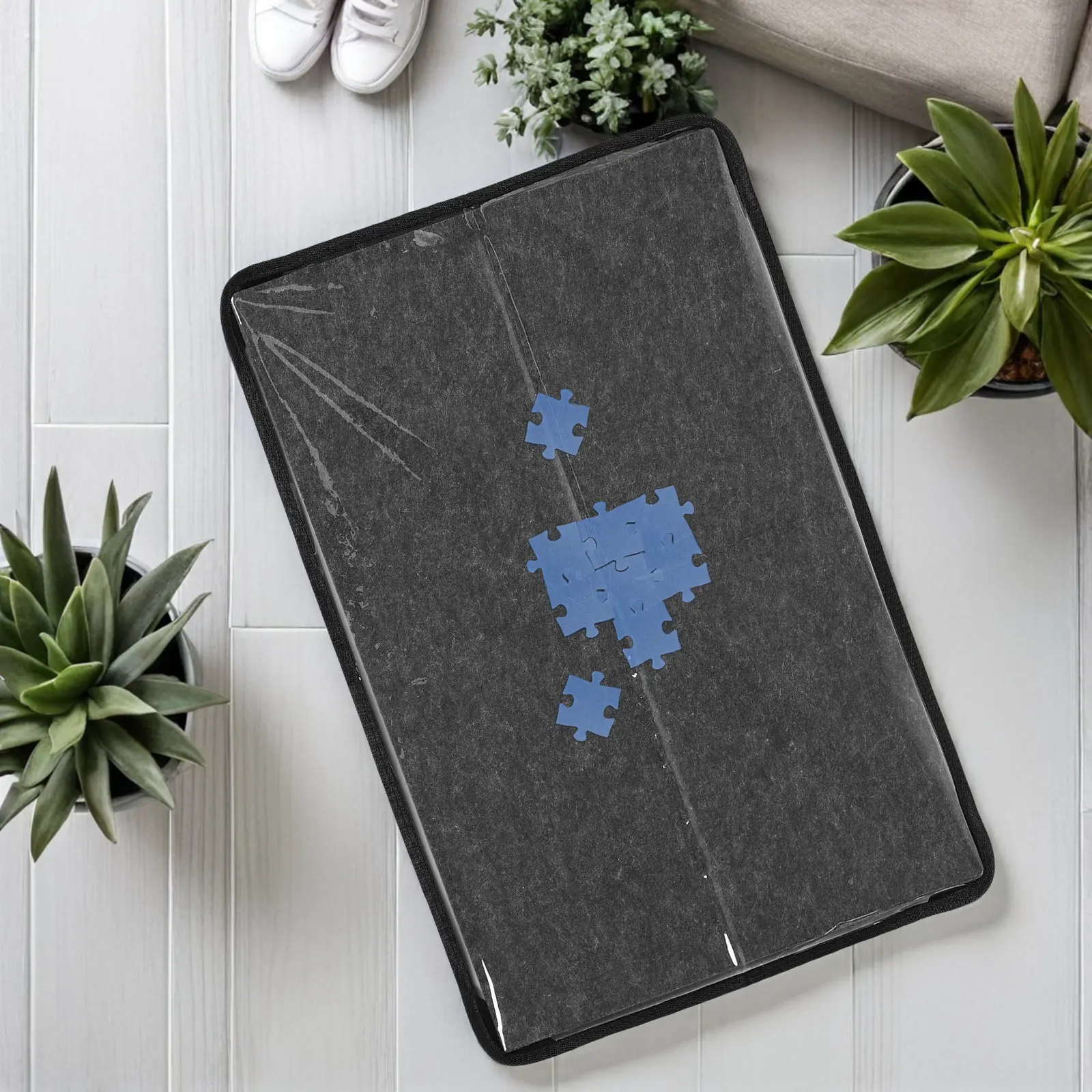 

Portable Foldable Puzzle Board Thickened Felt Mat Non Slip Puzzle Storage Pad with Dust Cover Roll Up Organizer for Family Games