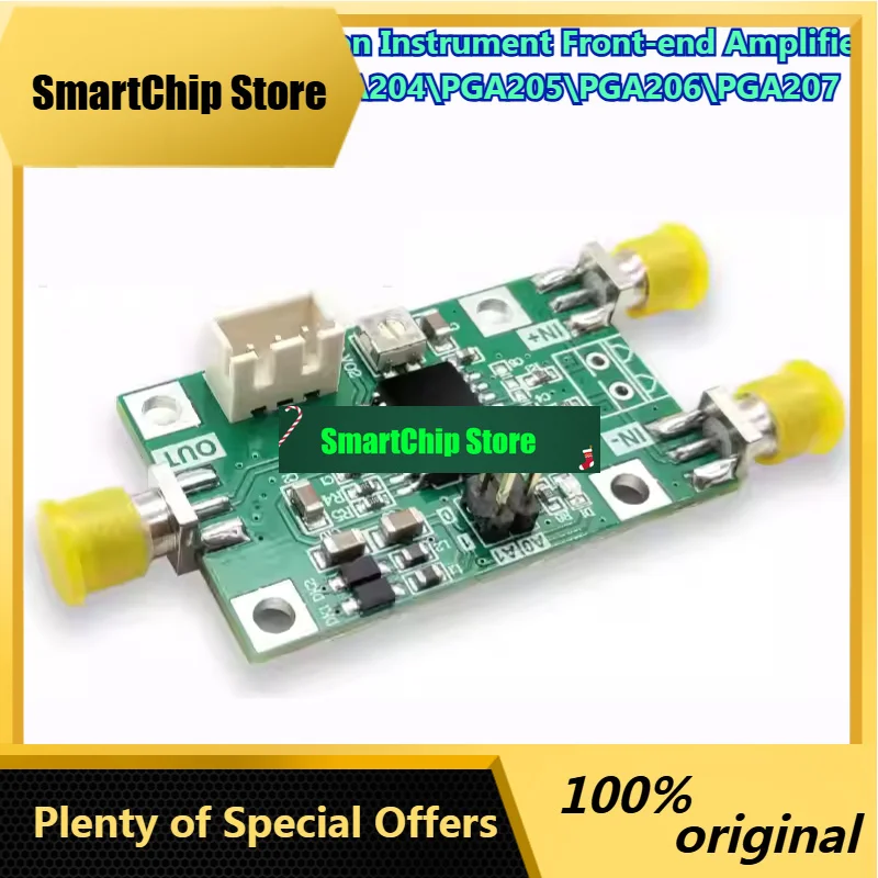 SmCpPGA204/205/206/207 Instrumentation Operational Amplifier PGA Precision Microvolt/Millivolt High Gain Amplifier KDT2045AMP-04