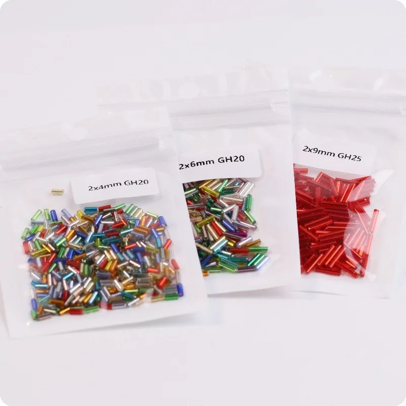 2x4/6/9mm Farbkern-Glasrohre für Handarbeiten, DIY, lose Perlen – Detail 5