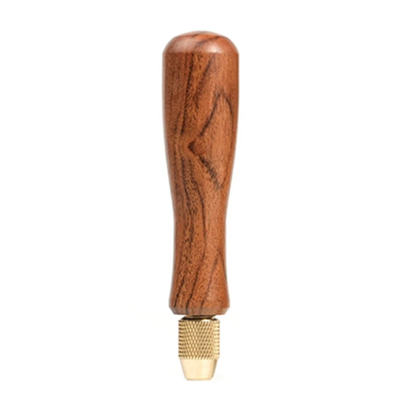Alça de Arquivo de Madeira Alças de Madeira com Mandril de Pinça de Latão para Arquivos Pequenos Peças de Reposição Acessórios Diy