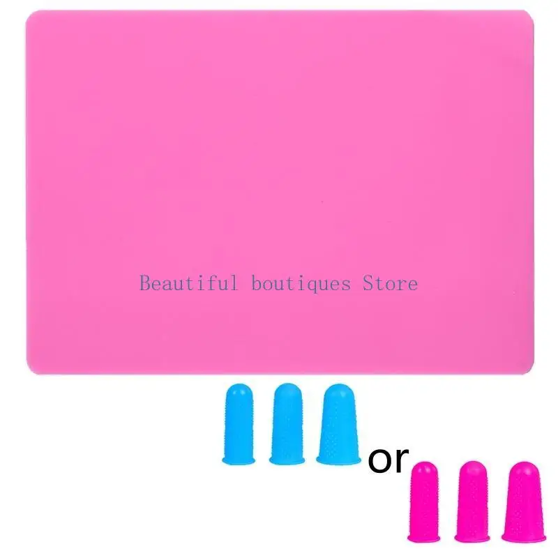 U4LF Silicone Non-slip Finger Cots Breathable Finger Sleeves Protector for Handmade Soap Epoxy Resin Mold DIY Jewelry Making