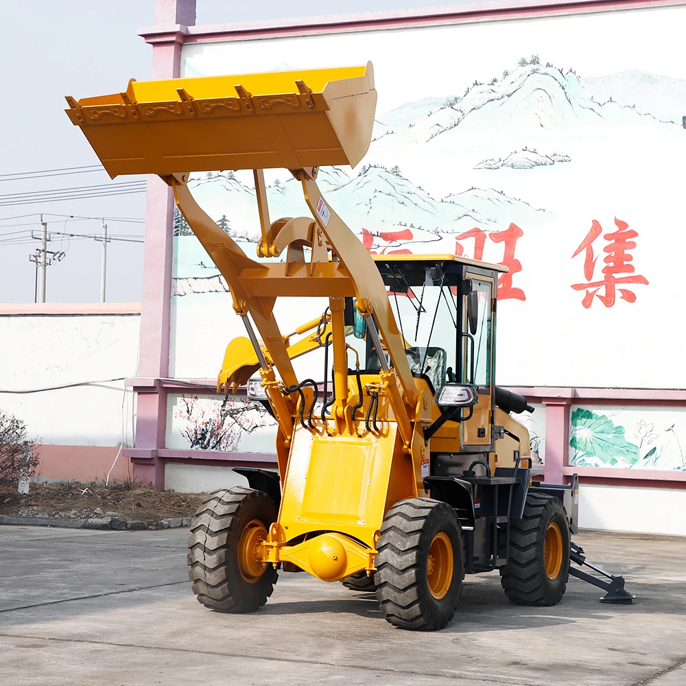 China Factory Epa Engine Wheel Loader Mini Backhoe Excavator Loader 4x4 Backhoe Loader For Sale