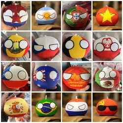 Brinquedos de pelúcia Country Ball Kids, pingente Polandball, boneca Countryball recheada, presentes de Natal, 70 estilos, 10cm