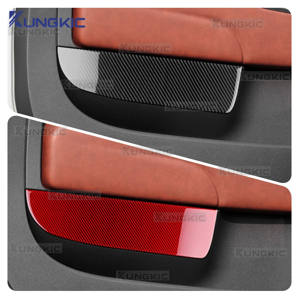 

Soft Carbon Fiber Sticker For Abarth 595 695(2012-2024)/Fiat 500 500C(2008-2024)/Fiat 500E(2013-2019) LHD RHD Car Door Trim