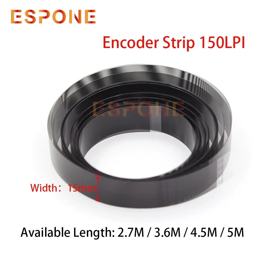 ESPONE 150LPI Encoder Strip Raster Film 2.5M 2.7M 4.5M 5M for Allwin Wit Xuli Large Format Color Inkjet Printer Spare Parts