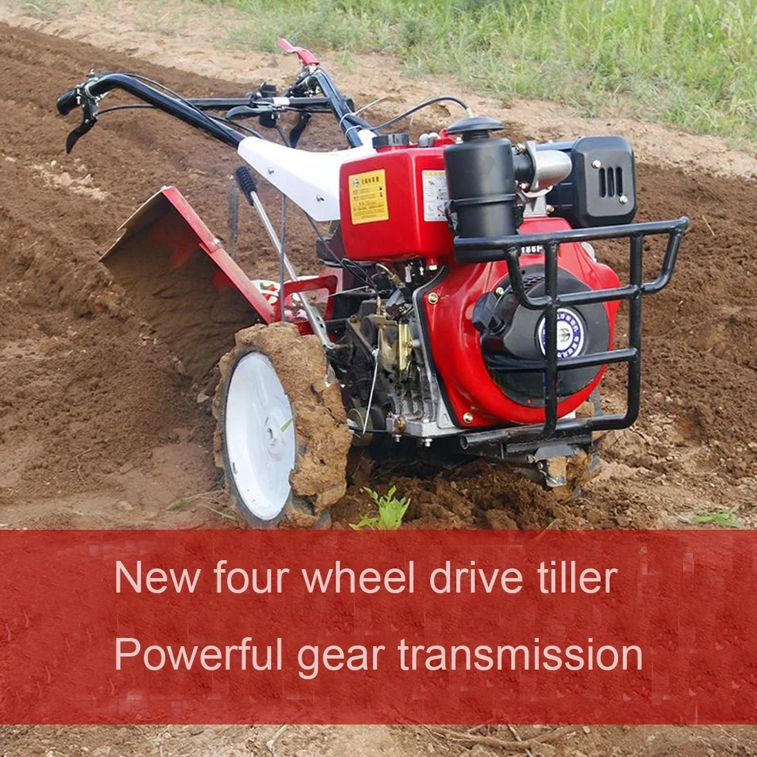 المبيعات الساخنة مقياس المبيعات الساخنة الدفع الرباعي ريدج تخفيف الأراضي العربية محراث الحراثة الحراثة الجديدة الروتاري الحارث الديزل Micr