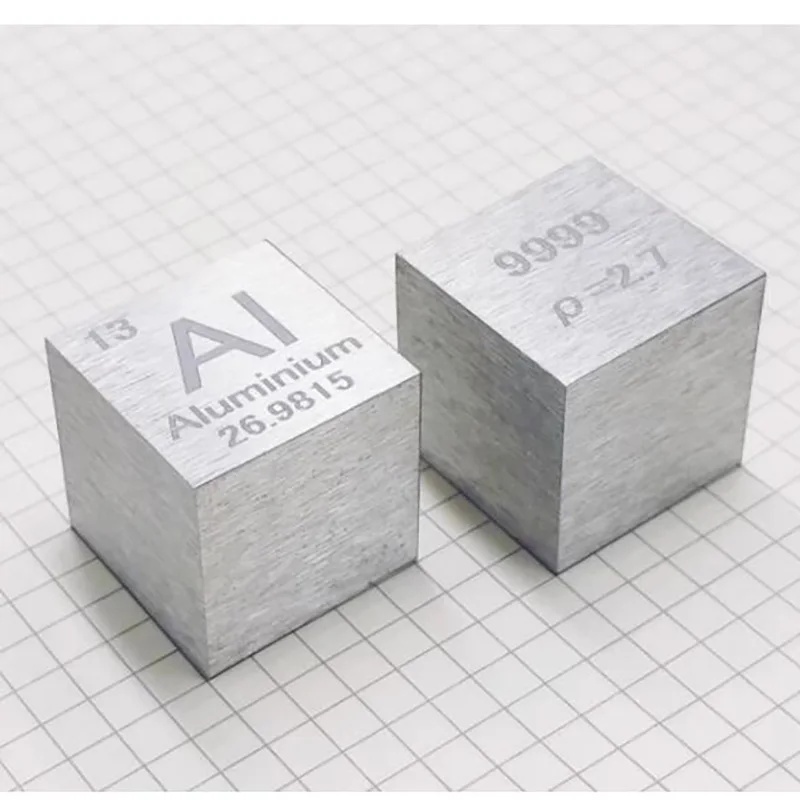 Imagem -05 - Tabela Periódica Metal Elemento Cubos Cubo de Alumínio 10 mm 25.4 mm 1