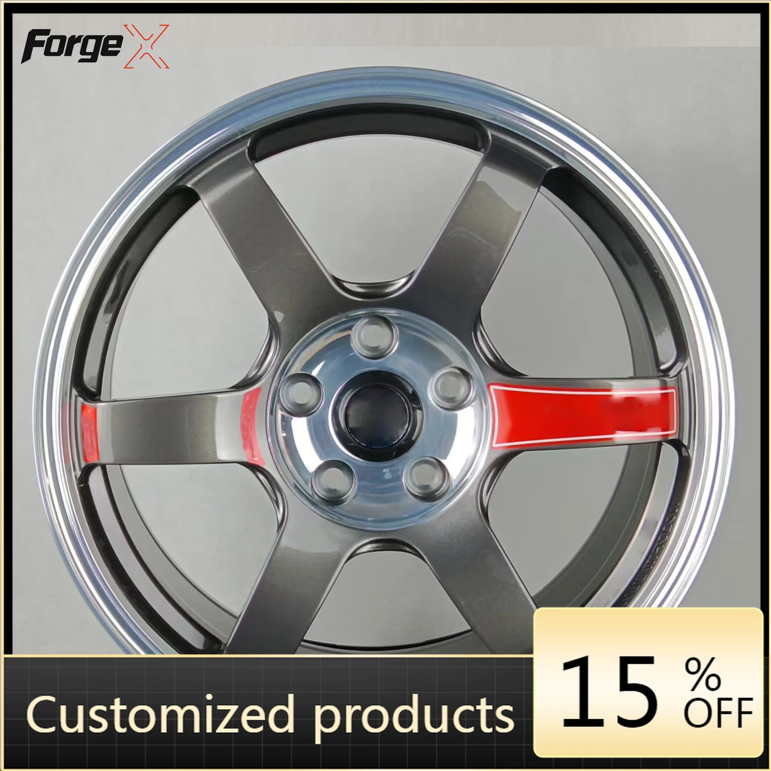 Forgex TE37 Style Forged Wheels 17/18/19/20 Inch Lightweight Rims For Type R / …