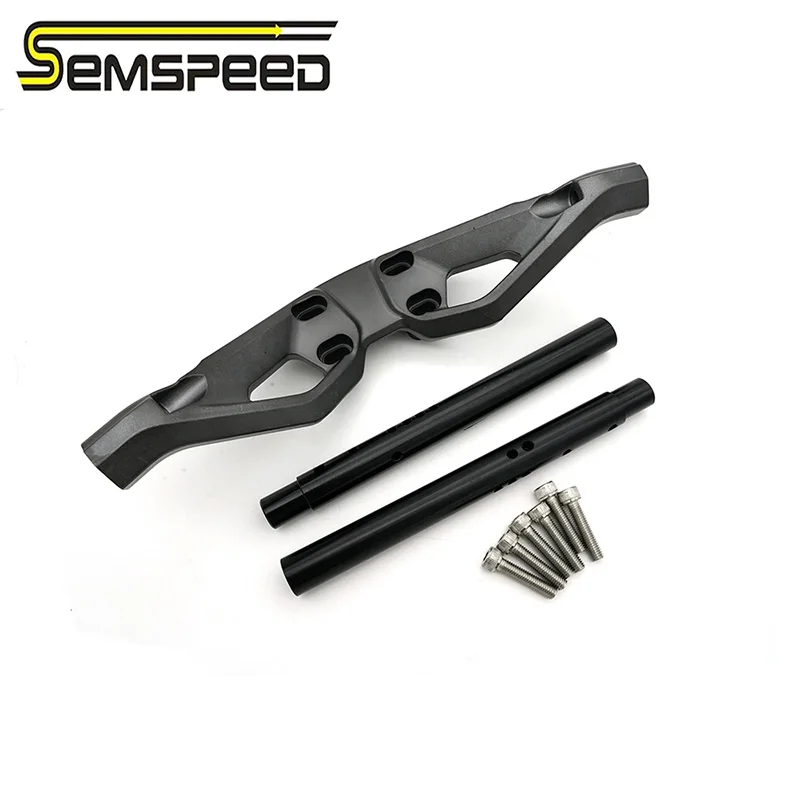 Semspeed Motorcycle CNC Handle Bar Mount Handlebar Clip Ons Support For Honda PCX 160 150 125 2012-2024 Yamaha NMAX 155 2016-19